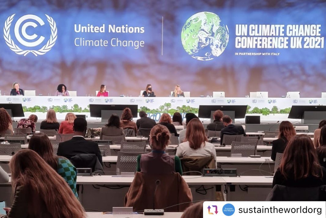 SustainworldOrg's tweet photo. It was an honor and an inspiration to participate as the @Rise_2030 team in @cop26uk on the World leader’s summit, the high level gender day event and in the 2020 UN global awards ceremony @UNFCCC @Momentum_UNFCCC #COP26 #genderday https://t.co/ZAq2G8UAHZ