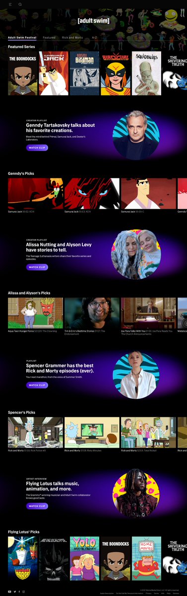 Adult Swim Festival Celebration on HBO Max : r/HBOMAX