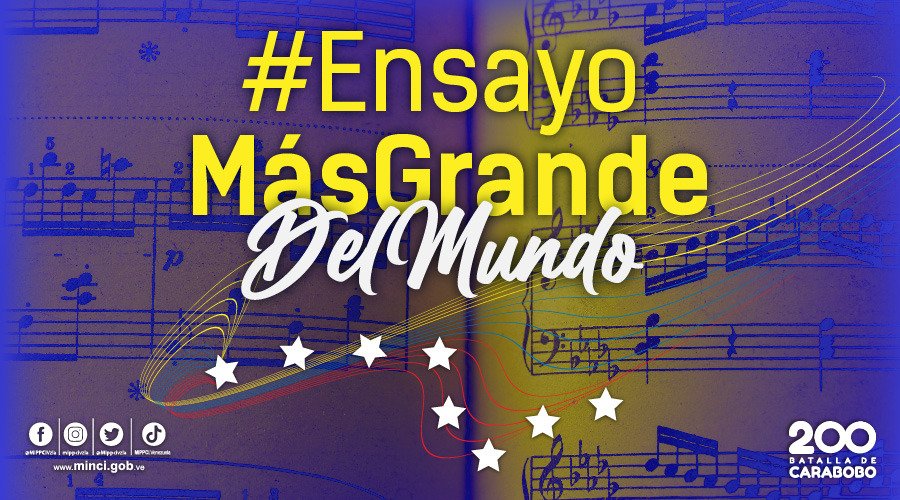 #12Nov |🇻🇪📢 ¡ETIQUETA DEL DÍA! ▶️

#EnsayoMásGrandeDelMundo

¡Viva Venezuela!