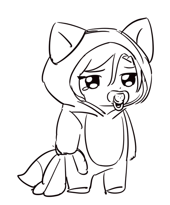 i dont know why i drew baby banri but have him 