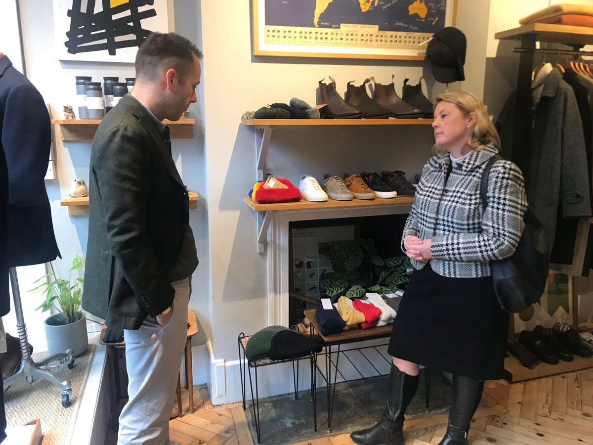 With #SmallBusinessSaturday coming up on 4 Dec, yesterday we joined @twocitiesnickie MP on a visit to a  local indie businesses @chessandbridge, Chiltern Street Deli & @TrunkClothiers to hear about the strong community spirit over the last 18 months as well as the challenges.