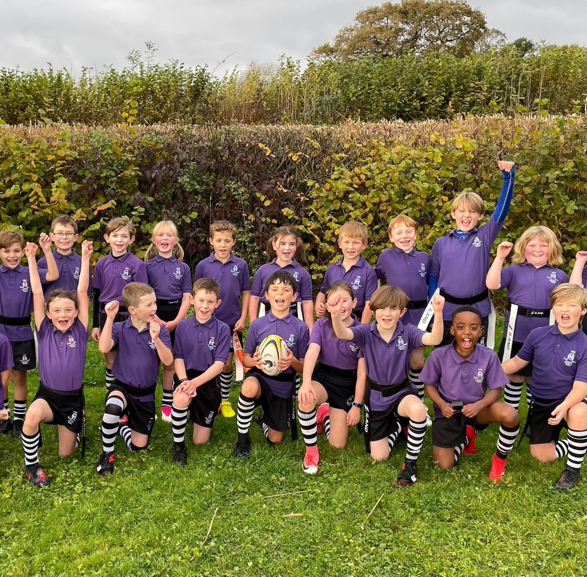 TrinitySeniorSc's tweet photo. All of our Prep 3 &amp; 4 pupils attended the ISA South West Tag Rugby competition at St Christopher’s School this week. Special mention must be given to our ‘Black Tag’ team who ended the day being crown the overall ISA South West Tag Rugby champions - well done to all involved! https://t.co/ZD9MILAIgK
