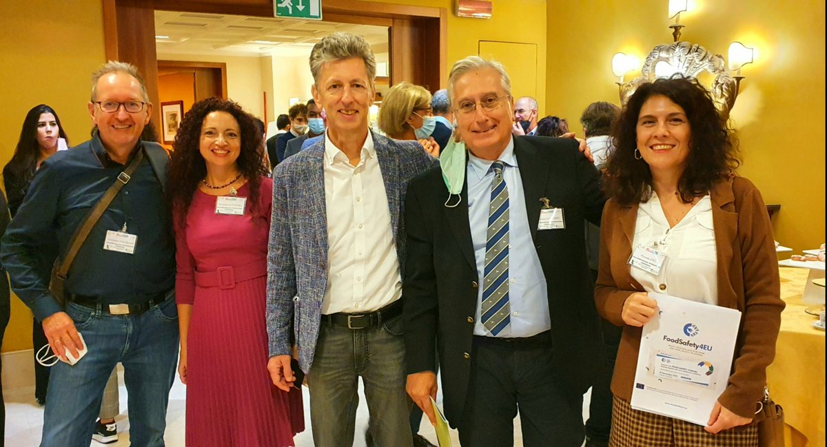 fs4eu's tweet photo. ๐ It's always nice to meet #friends in the flesh, it's better after so much time & 1 year after the starting of the #FoodSafety4EU project!
๐ Thanks to Rudolf Krska (@BOKUvienna) & Christophe von Holst for being members of the #FS4EU Advisory Board and for your contributions! https://t.co/TEne6QtstQ