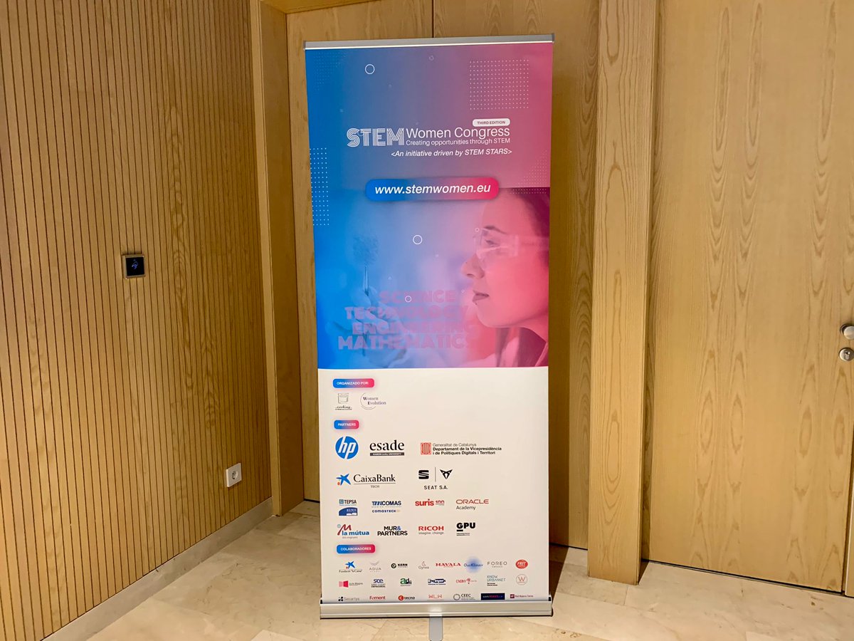 Ayer finalizó la 3ª Edición del #StemWomenCongress para fomentar e impulsar el talento femenino en el campo #STEM. 

Gracias a todas y todos por hacerlo posible. 

💓¡Ha sido todo un éxito!💓

<a href="/StemwomenEurope/">stemwomen.eu</a>