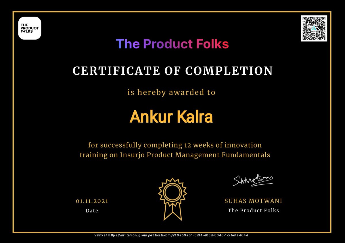AnkurKalra10's tweet photo. I must confess that I learned more during these sessions than I had learned during my MBA. A happy #InsurjoW21Graduate https://t.co/xxtkBvIbKG