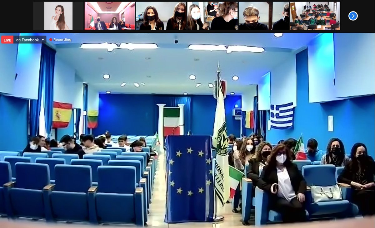 Rep2019EP's tweet photo. Exciting moment during #REP2019 - students vote ๐ณ๏ธ to approve their proposed directive on gender based violence in the ๐ช๐บ.
โก๏ธThe #REP2019 project gives opportunity to students to take the role of European decision-makers. https://t.co/LUNyOx5VGj