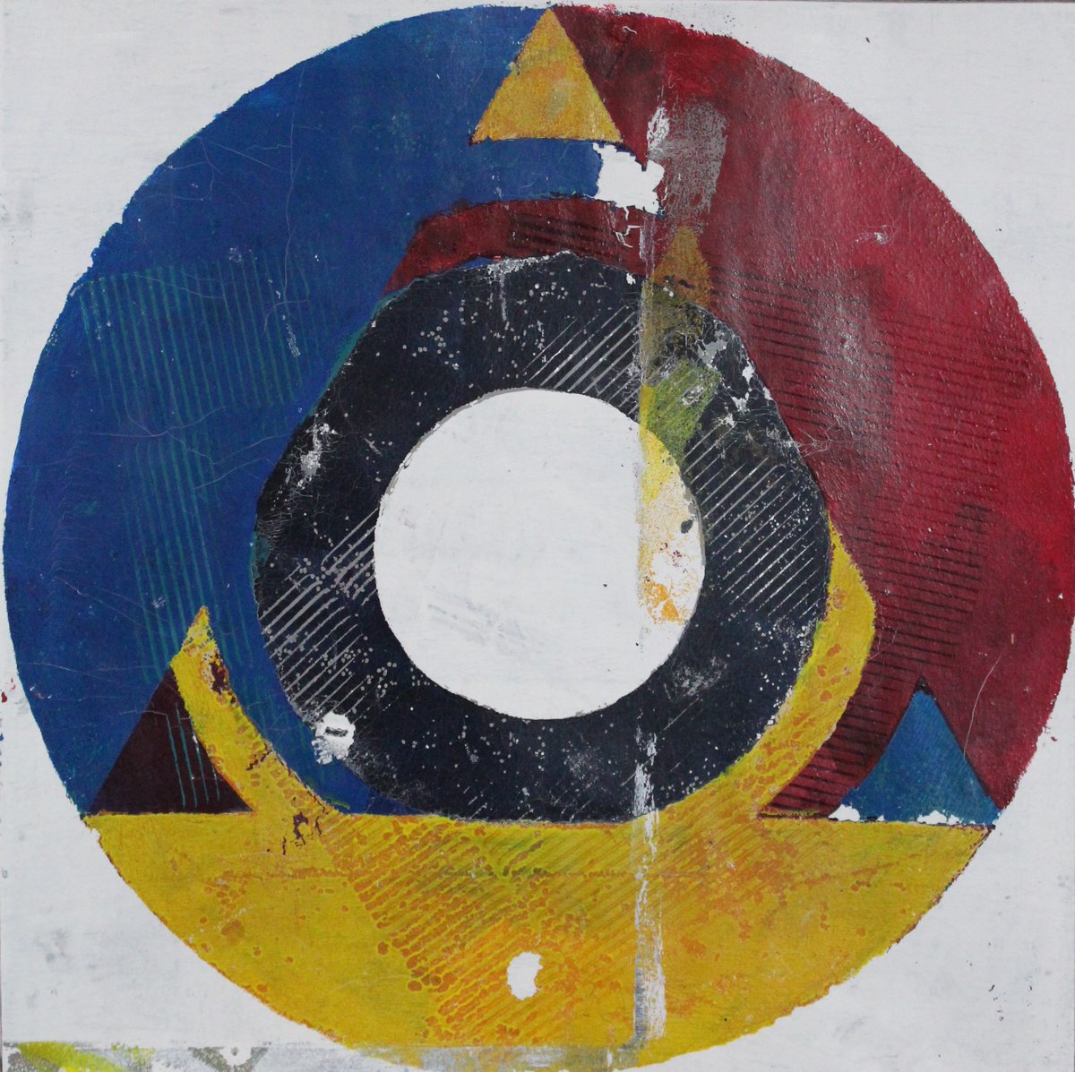 Shwarbo's tweet photo. Video Two(of three)
https://t.co/61tUg1Q7zw
In this follow on video I construct the final image, from the columns made earlier in video One of this series
#artistatwork #gelprinting #collageart https://t.co/PGFFD5czd4