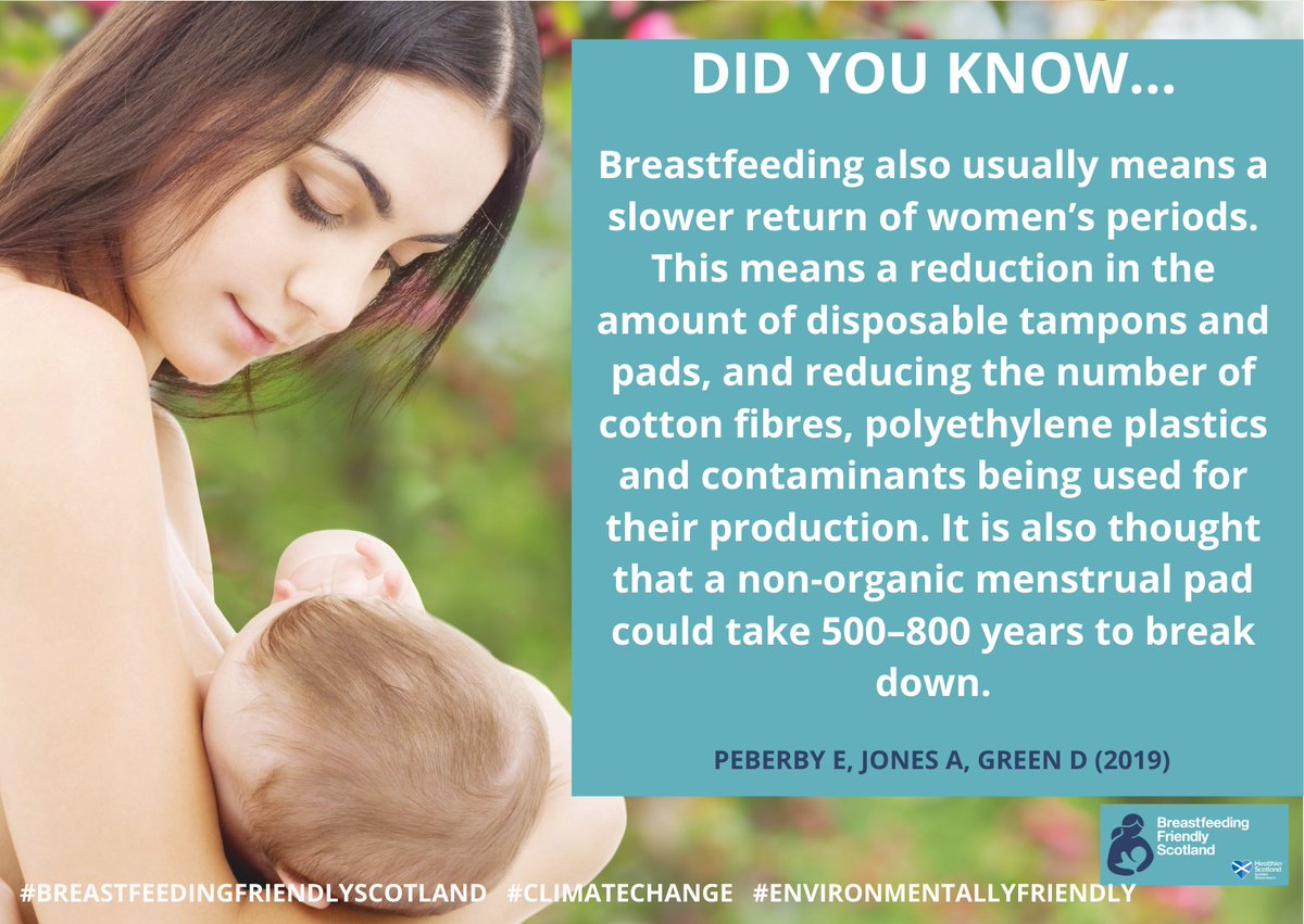 #COP26 Local mum Lucy spoke about how beneficial exclusive breastfeeding was in delaying her period returning and how it reduced her need for period products.  Thanks Lucy :)