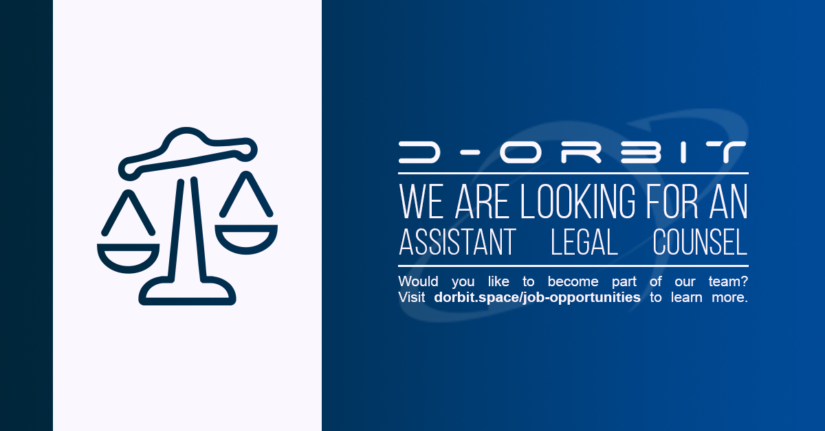 D_Orbit's tweet photo. D-Orbit keeps #hiring with more than 20 open positions across several disciplines, from junior to senior roles, in Italy, Portugal, and the UK. Today we highlight our search for an➡️ASSISTANT LEGAL COUNSEL⬅️to join our amazing space #legal team!Learn more👉https://t.co/lZgdFtbCda https://t.co/GF9WHYDYOw