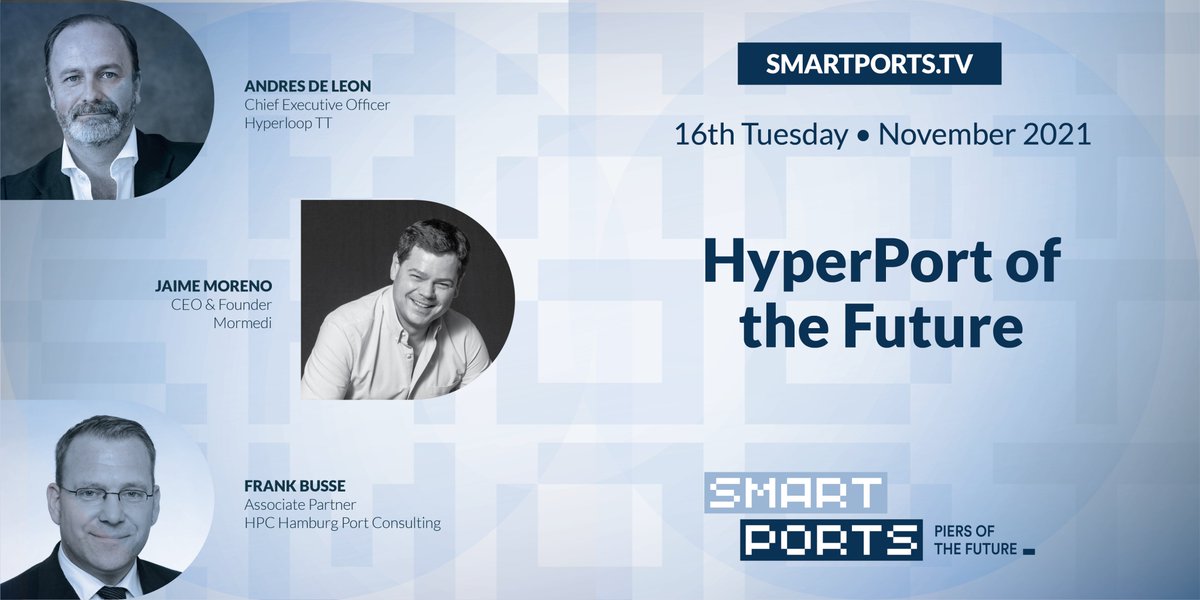 PortdeBarcelona's tweet photo. 🚄¡#HyperPort en #SmartPortsBCN! El tren de @elonmusk, aplicado al transporte de mercancías, viaja a 600km/h y transporta 2.800 contenedores/día.
✔️Andrés de León, @HyperloopTT
✔️Jaime Moreno, @Mormedi
✔️Frank Busse, Hamburg Port Consulting
✍️https://t.co/jug0yYtI0P https://t.co/Gs2WZNcPR5
