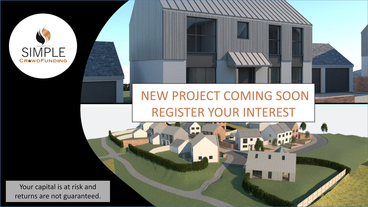 SimpleCrowd's tweet photo. COMING SOON: BELFIELD DEVELOPMENTS
An opportunity to get involved in an exclusive development of 13 new homes in mid-Devon.  For more details and to register your interest, please click: https://t.co/4rpUyrXd52

Your capital is at risk.

#propertyinvestment #investment #equity https://t.co/UrBwbq2Iz3