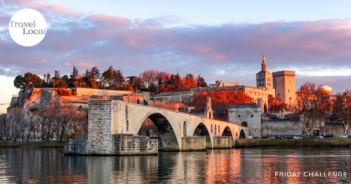 Guess the city: 
 
✨This medieval city housed the Pope in the 14th century. 
✨While exploring the city, you will discover two UNESCO World Heritage Sites: le Palais des Papes &amp; le pont Saint-Bénézet.
✨This city is home to a famous theatre and performing arts festival.