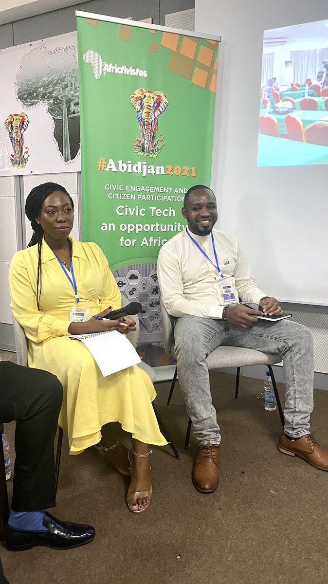 RosebellK's tweet photo. Listening to @bonifacemwangi @jabdulai and @diabymohamed on digital transformation at #Abidjan2021 @AFRICTIVISTES https://t.co/QfgCY5ewHQ