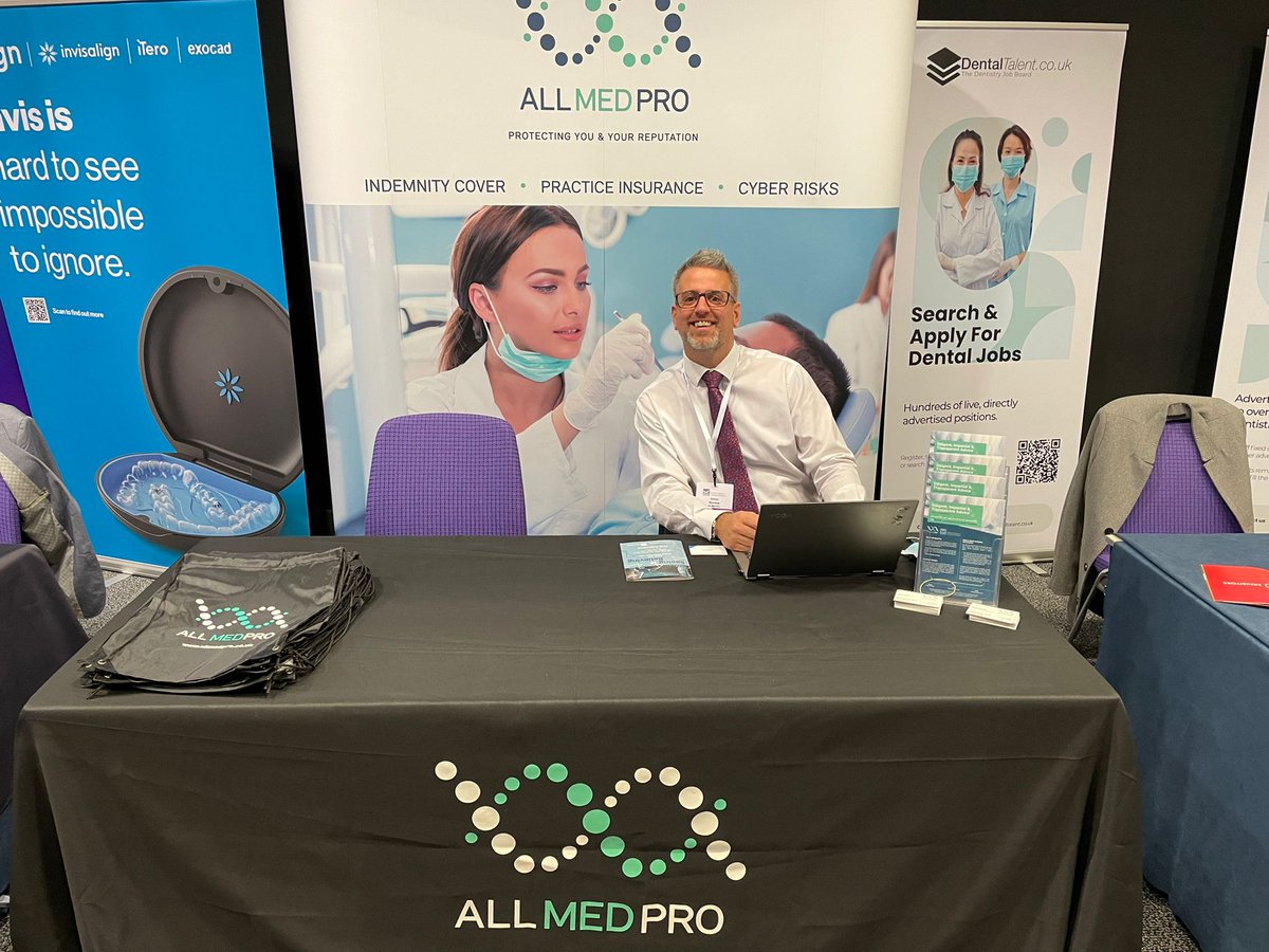 AllMedProInsure's tweet photo. We're here at the @TheBACD 17th Annual Conference if you haven't come and said hello yet ๐
If youโd like to pay the @AllMedPro team a visit and meet Simon Wyndow and Tom Chaston, we are over at stand 34!
#AllMedPro #Insurance #Dental #Dentistry https://t.co/oWyBeLALwO