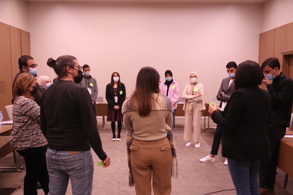 PNUDAlgerie's tweet photo. Une nouvelle journée du YLP7 commence, pleine d'ateliers et de formations pour nos jeunes porteurs/ses de projets!
اليوم هو يوم جديد من برنامج القيادات الشابة مليء بالورشات والتدريبات لحاملي المشاريع الطموحين.
#YLP7 #DZYLP7 #IamYLP #DZYouth @YLP_UNDP @UNDPArabic @UNDPArabStates https://t.co/FxyDiZplqw