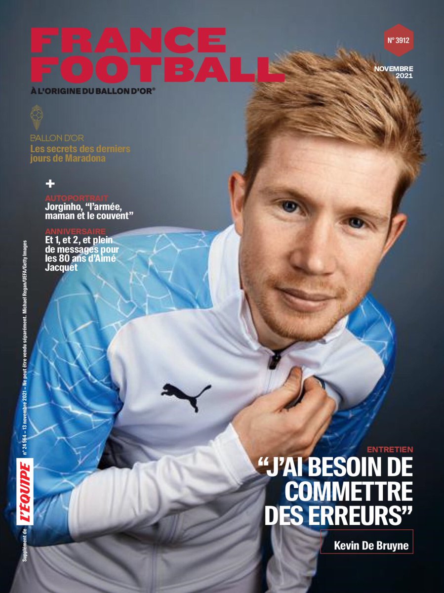 ThymPinon's tweet photo. Kevin De Bruyne x @francefootball 🇧🇪

KDB nous a ouvert les portes de son cerveau de passeur d’élite. https://t.co/SJjMUdITVg