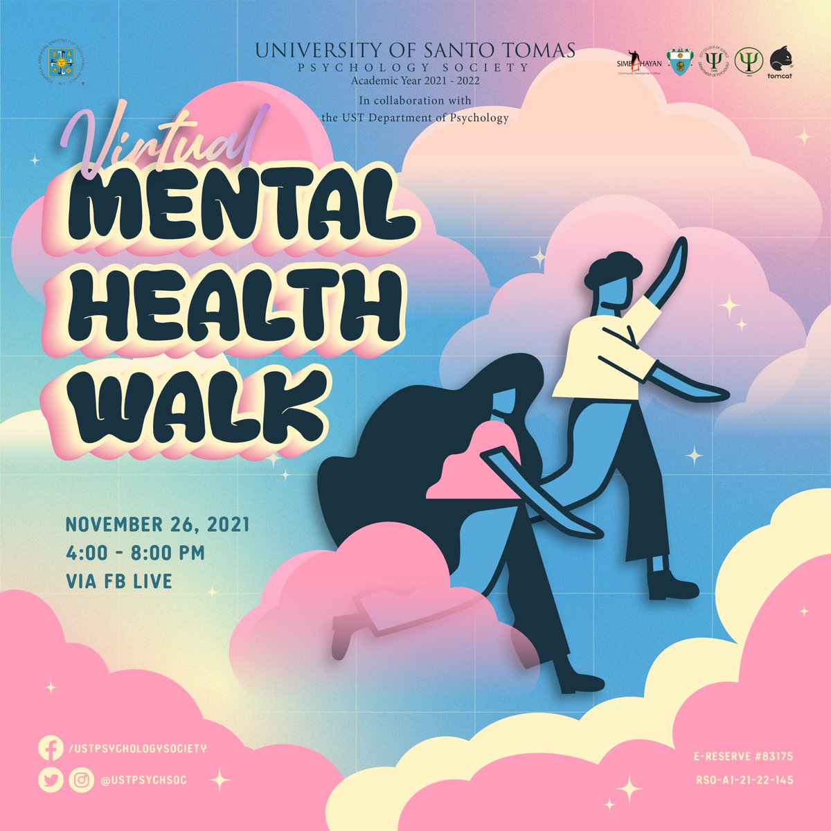 ustpsychsoc's tweet photo. We walked for mental health last 2019, and we can't wait to walk again soon! https://t.co/fcvsdW0RFc