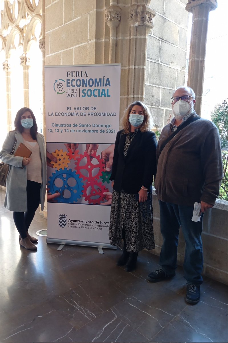 M82Isabel's tweet photo. Hoy estamos presentes en la #FeriadeEconomiaSocial de #JerezdelaFrontera junto con @agustinbel. En @ACH_AndExt trabajamos por las #personas #porelempleo #porelemprendimiento https://t.co/pN8a7HxmSh
