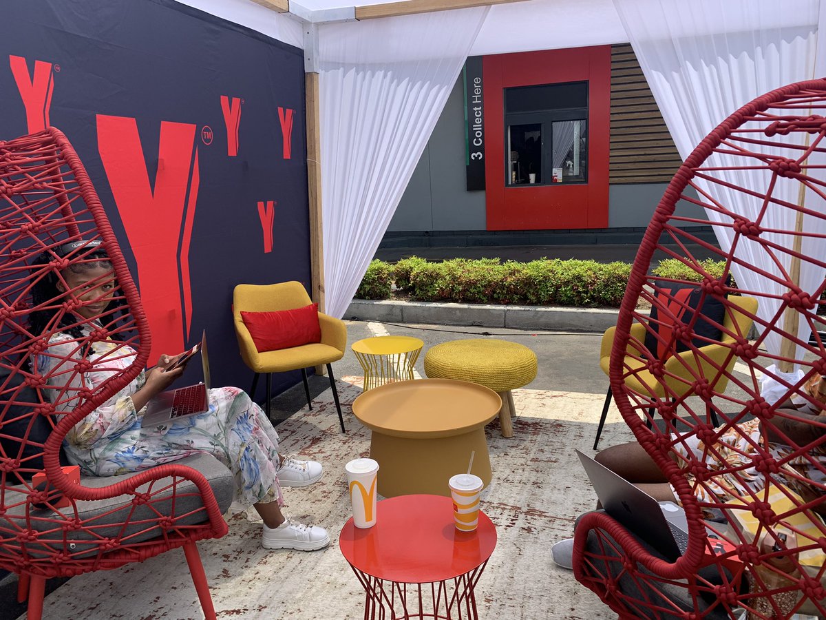 Yfm's tweet photo. We’re out @McDonalds_SA Fourways as #TheShakedown broadcast live in celebration of World Children’s Month!
Add R2 to any meal to help raise funds for The Ronald McDonald House!
#HereForRMHC https://t.co/6MMjZMcE05