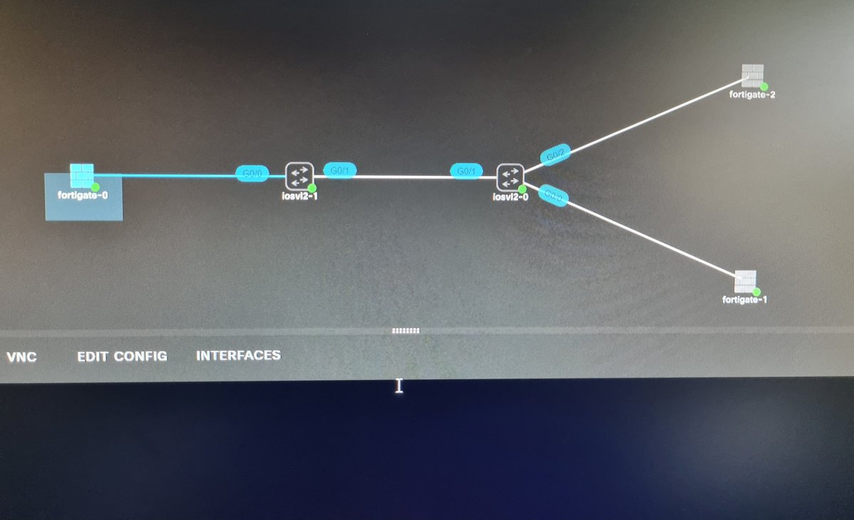 iaintkd's tweet photo. Having fun with FortiOS 7 in #Cisco #CML2 #Fortinet https://t.co/IEkx2ODHOn