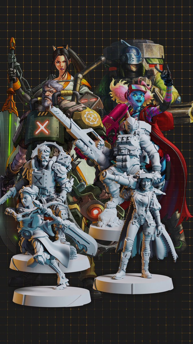 ¿Tienes una Megabestia salvaje de la que ocuparte? No hay problema. Llegan los CAZADORES a Infinity Deathmatch: #TagRaid. 
Únete ahora! Gratis para el pledge PLATINIUM 
kickstarter.com/projects/corvu…