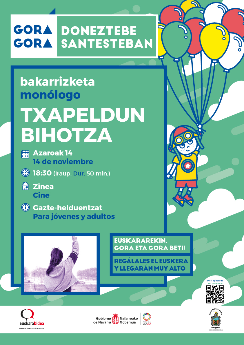 euskarabidea_na's tweet photo. Bakarrizketa dibertigarria, aldarrikatzailea, samurra eta hunkigarria. Ainhoa Ruiz aktoreak bakarrizketa honetan maitasun erromantikoaren mitoak aztertzen ditu, laranja erdiaren mitoa, minarena, esklusibotasuna eta abar. 

📆Azaroak 14
⏰18:30
📍Doneztebe
🏡Zinea https://t.co/JpT4Vmqprm