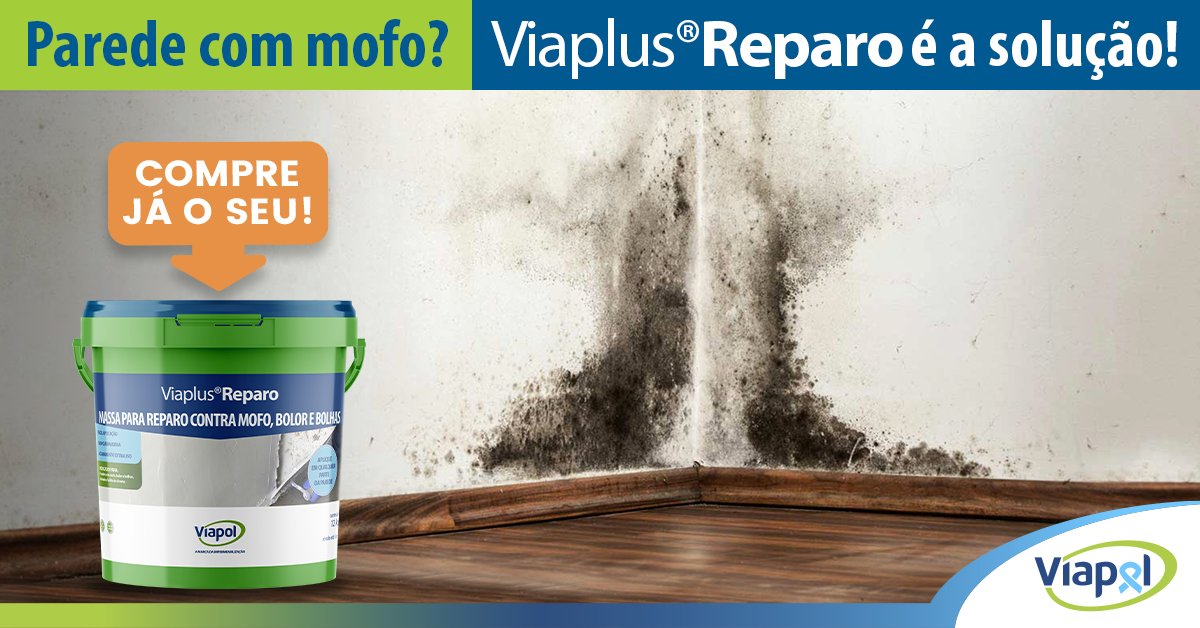viapol_social's tweet photo. Use Viaplus® Reparo e elimine o mofo da parede da sua casa! Compre agora mesmo! Clique no link 👉🏼 https://t.co/Bj0hcU98ca
#viaplusreparo #viapol #marketplace #impermeabilização #marketplaceviapol #parede #mofo #bolor https://t.co/dUabZm9RPN