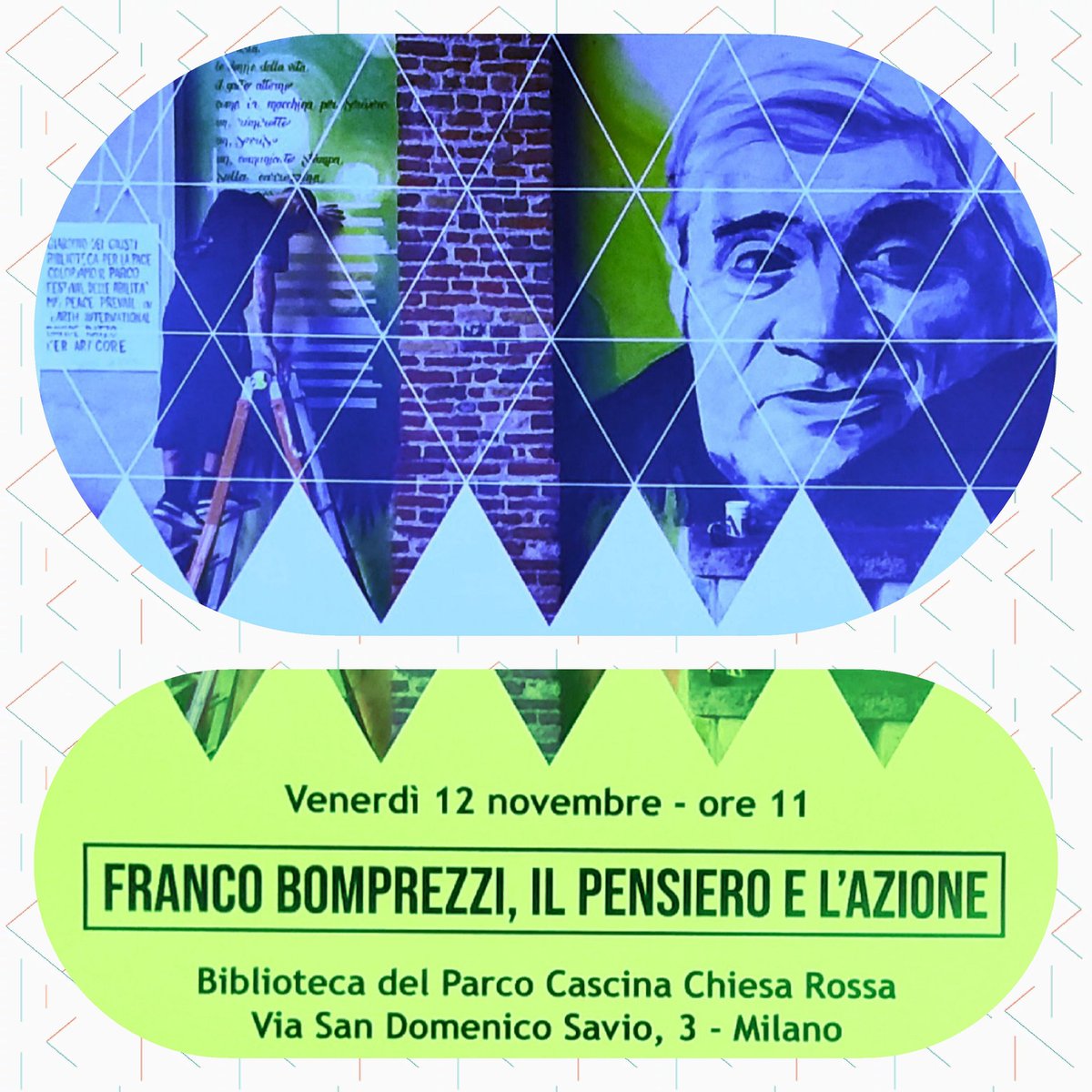 ginugiola's tweet photo. Franco #Bomprezzi 💔
lucido precursore attenzione persone
#cultura su #linguaggio #parole
#comunicazione antidiscriminatoria #inclusiva
#Paralimpics #AttivismoCivico #piccolecose
#NonFermarsiMai #nevergiveup @Quirinale
@InvisibiliCdS @FondazioneFmc @BomprezziMarco
@VivMilano https://t.co/JMHWclaPzV