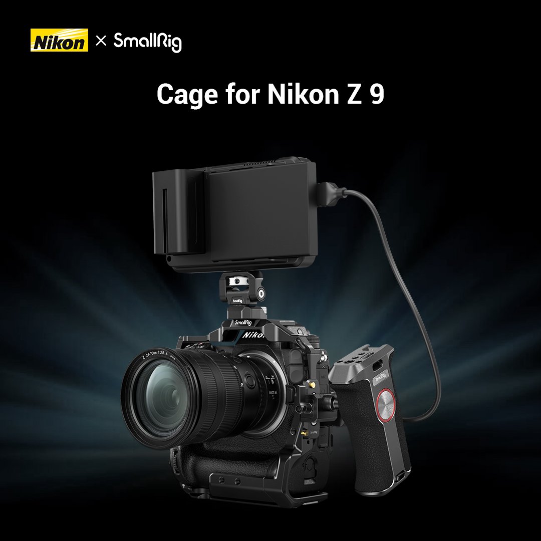 業界初 #Nikon Z 9専用ケージが予約販売中🎉 ＼溢れ出す創造力を無限大