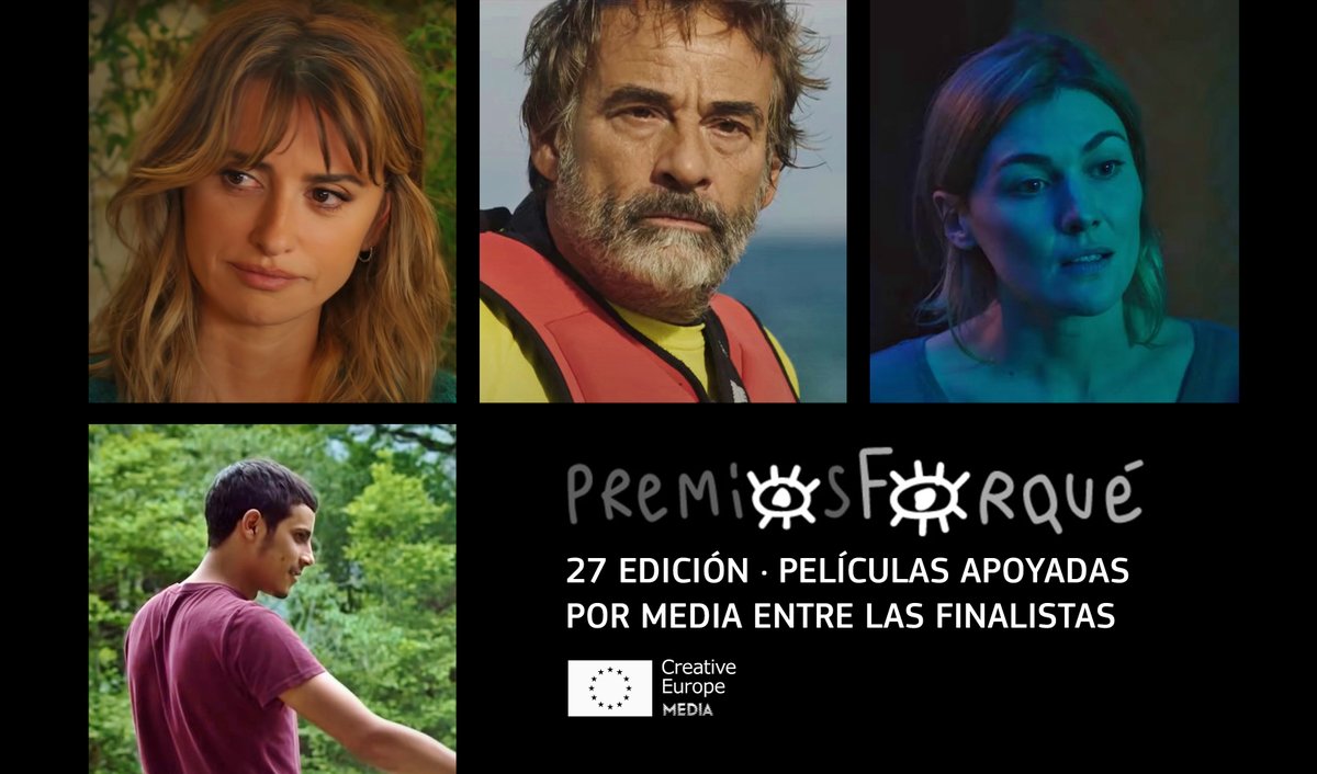 OficinaMEDIAEs's tweet photo. ¡Anunciados los finalistas a los @PremiosForque!
En el listado de largometrajes encontramos cuatro títulos con apoyo de @MEDIAprogEU 🇪🇺.
Más info > https://t.co/KHWyyiiQce
#Forque2021 https://t.co/0jnv2Q0nK4