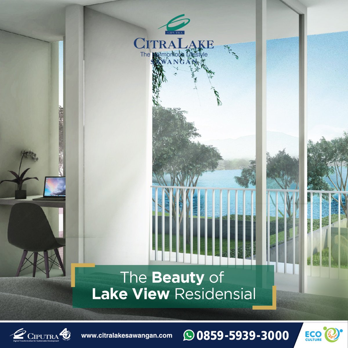 Citra_Lake's tweet photo. Living here at CitraLake Sawangan means you get the privilege to take in a beautiful lake view every day from the comfort of your own home! Soak in all the fresh air and all the tranquil vibes this stunning lake will make you feel.
⁣⁣
https://t.co/b1KqnM7fTm https://t.co/Q4fnHuwp4o