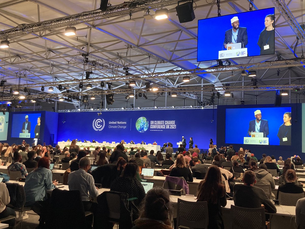 sigridbjerre's tweet photo. We couldn’t speak at this COP. Still, we support this process. It’s the only democratic space where vulnerable ppl get to talk about finance, adaptation, #lossanddamage. We hope UK opens rooms for us these last hrs. #UNmuteCOP26 #FacesFromTheFrontlines @COP26_Coalition https://t.co/TB0uVznR8d