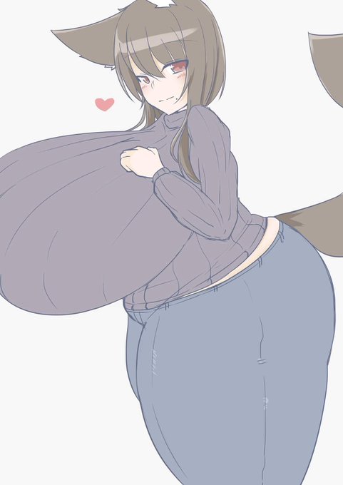 ぶっとい太ももはいいぞって絵🦊 