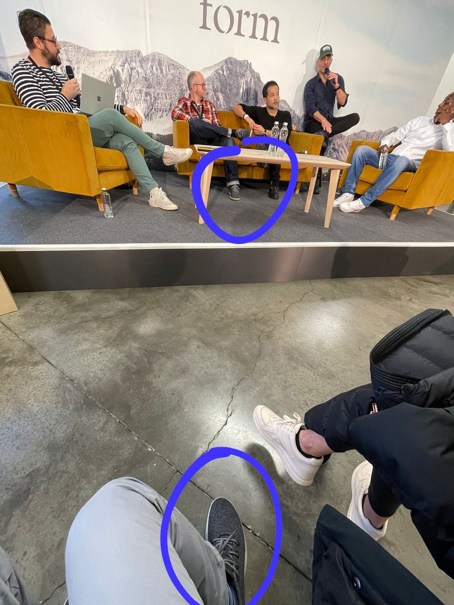 When you are wearing the same sneaks as one of your buyers 👀 <a href="/planetorganicuk/">Planet Organic</a> <a href="/Allbirds/">Allbirds</a>  #balancefestival