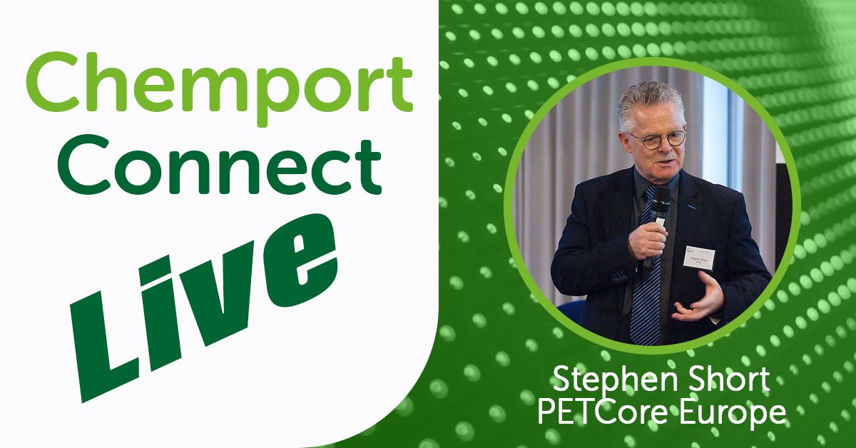 Meet Stephen Short! During the next Chemport Connect Live session, we will discuss "The future of polyester recycling". Register to join the discussion on November 24th (13-14:00 CET) at bit.ly/3B4pOR9 <a href="/petcoreeurope/">PETCORE EUROPE</a>