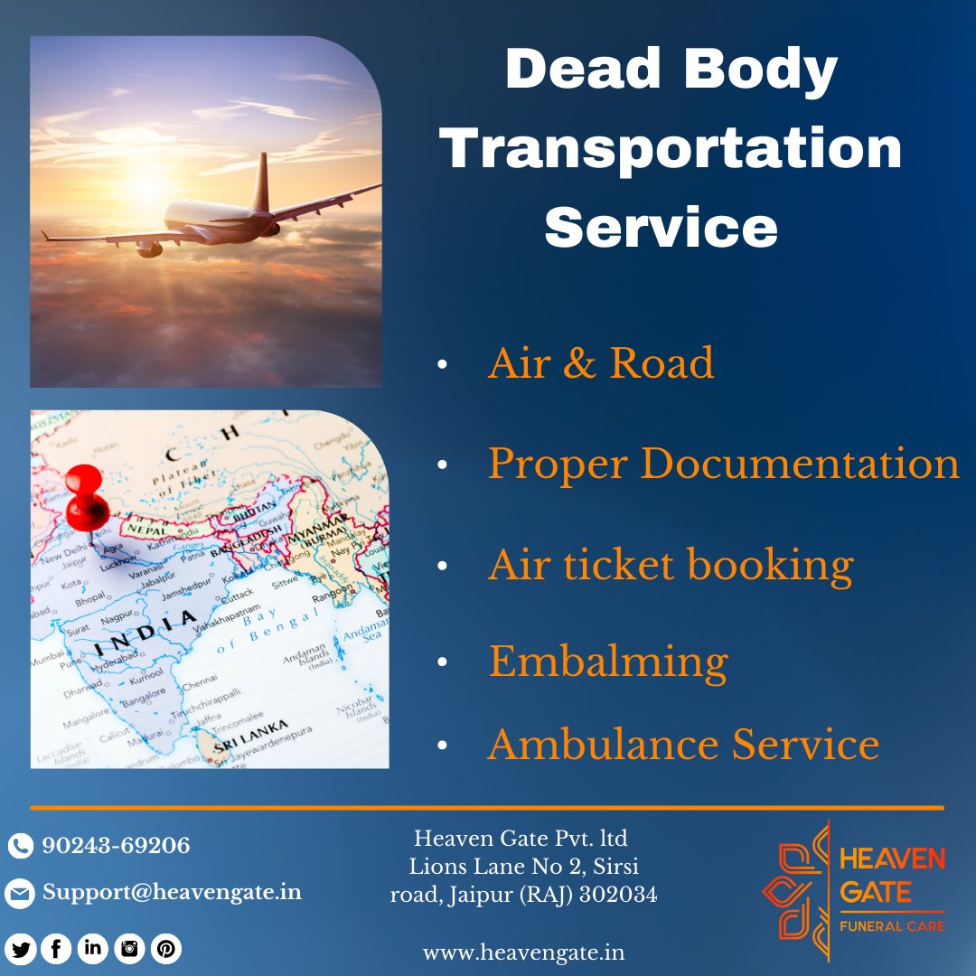 heavengate_'s tweet photo. Dead Body Transportation Service 
.
.
. 9024369206
. https://t.co/E9J3StWuLE
.
.
.#heavengate #heavengatefuneralcare #funeral #cremation #panditjiforfuneral #bodytransportation #india #24/7 #ambulance #mokshvahini #hearselife #funeralflowers #floraldecoration #jaipur #pinkcity https://t.co/Pbkmuyw2wF