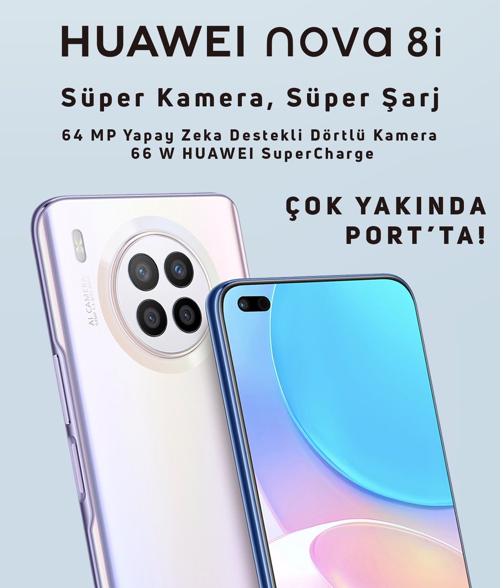 portmobiletr's tweet photo. Huawei'in Viyana'da gerçekleştirdiği lansmanda bizleri heyecanlandıran yeni ürünleri Huawei Nova 9, Nova 8i ve Watch GT3 çok yakında #port stoklarında! https://t.co/qtkaRajPEC