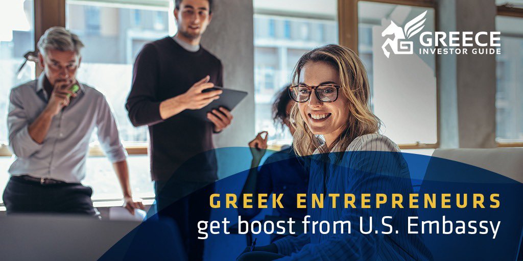 GreeceInvestor's tweet photo. There are just a few days left of Global Entrepreneurship Week, during which the @USEmbassyAthens 🇺🇸 has promoted entrepreneurship and economic growth in Greece 🇬🇷 through events and activities held at the Embassy. Throughout the week, the ongoing cooperation between countries https://t.co/QvNzWBDvxC