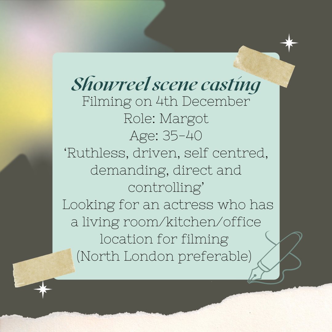 daybydayprods's tweet image. #casting #showreelscene #originalscript #actress