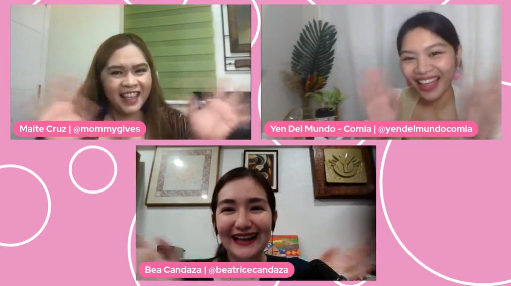 BlogaPlay's tweet photo. Thank you so much for watching #ParenTalk and thank you Mommy Yen and mommy Bea for sharing your #Mombubudols 🧡 https://t.co/raYTbIN7US