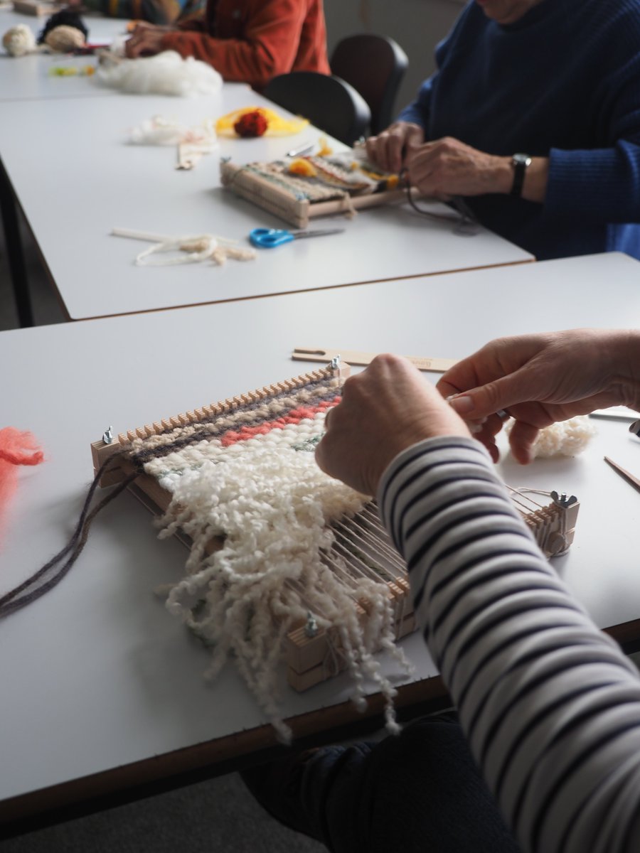 CoastalLL's tweet photo. Just getting ready for tomorrows workshops in Framlingham @thomasmills_hs. Here a few snaps of what our lovely students created at the last workshop day. #Framlingham #leisurelearning #stainedglass #splitcane #tapestry #weaving #watercolour #landscapes #art #LanguageLearning https://t.co/ERCP5bgnaY