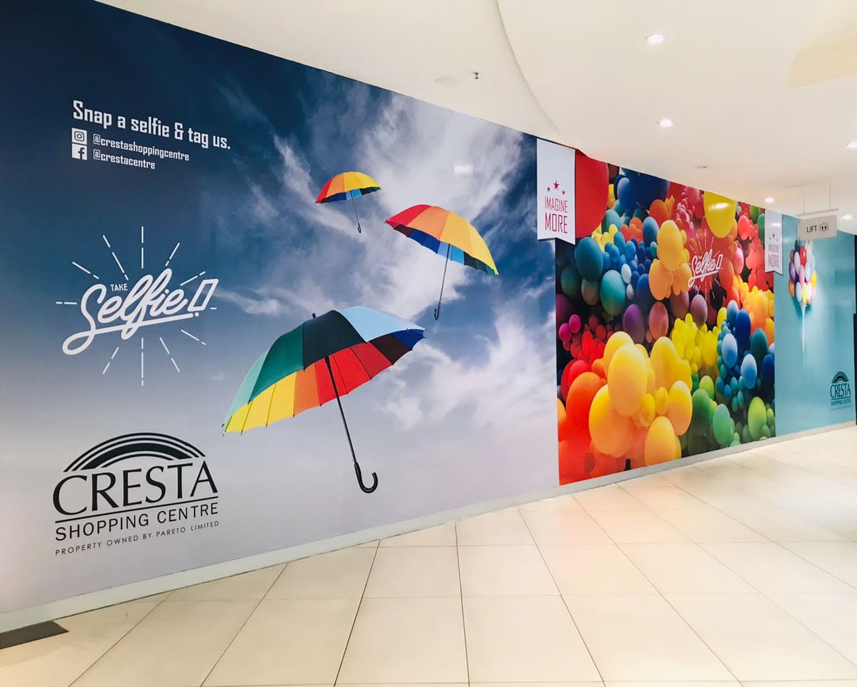 BonekaImages's tweet image. Vinyl print and application at Cresta. Go take a selfie 😁👍
#vinylapplication #hoarding @crestacentre Mall @ Johannesburg, South Africa.