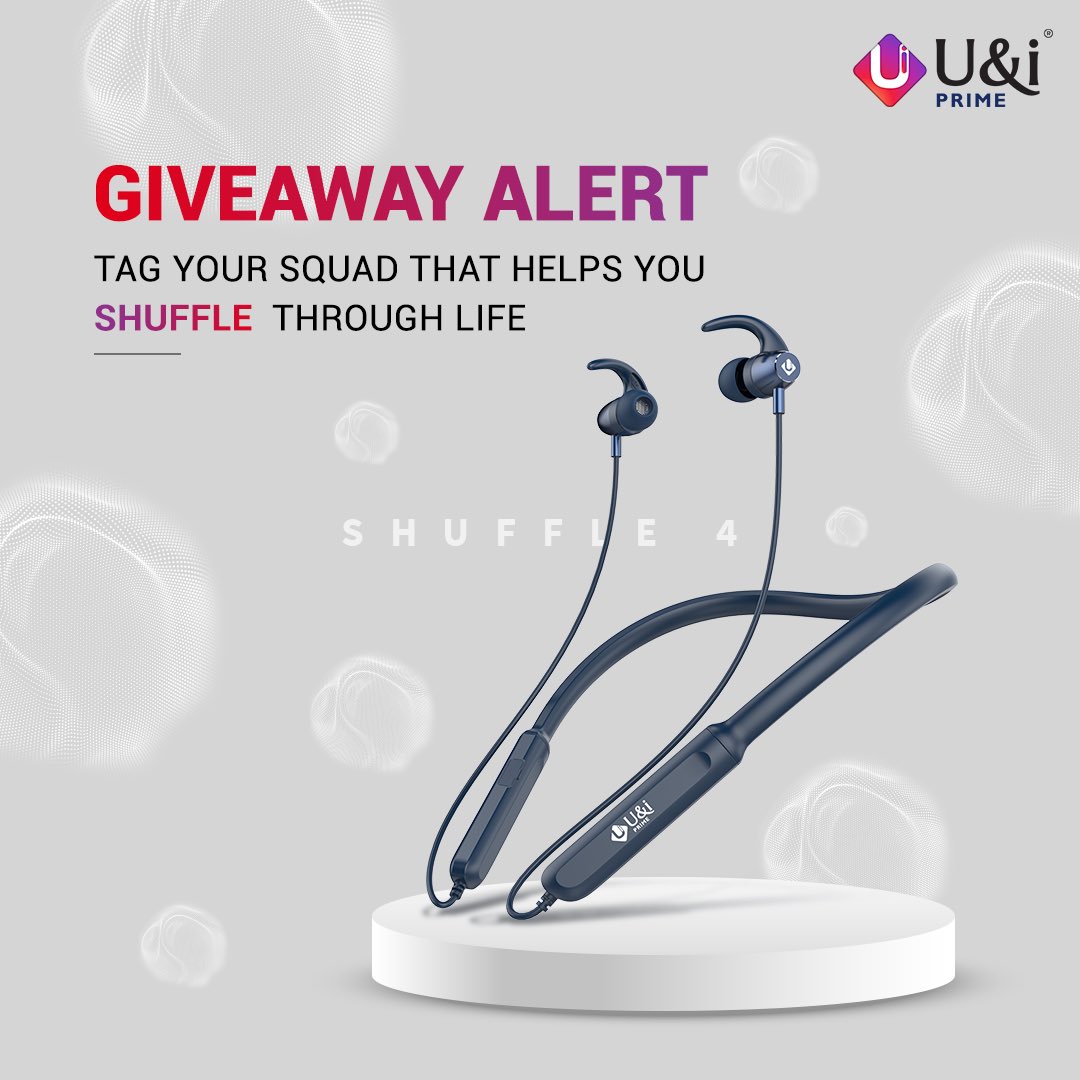 worldofUandi's tweet photo. Participate &amp; win the Shuffle 4!
All you have to do is give a shout out to all your buddies that make your life seem like a dance party!
To participate, make sure you tag 5 friends, follow the page &amp; retweet this post. 
Giveaway ends on 14th November 2021 at 11:59 pm.
#UandiWorld https://t.co/oK6SWqBFJw