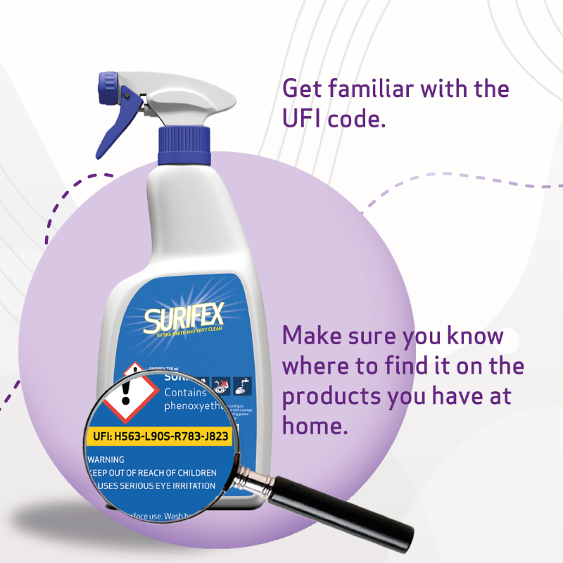 EU_ECHA's tweet photo. ⚠️Everyday chemical products may be harmful if not used correctly. 

🔎Check and share our tips to keep your loved ones safe!

👇🏻Learn why #UFImattersEU 👇🏻