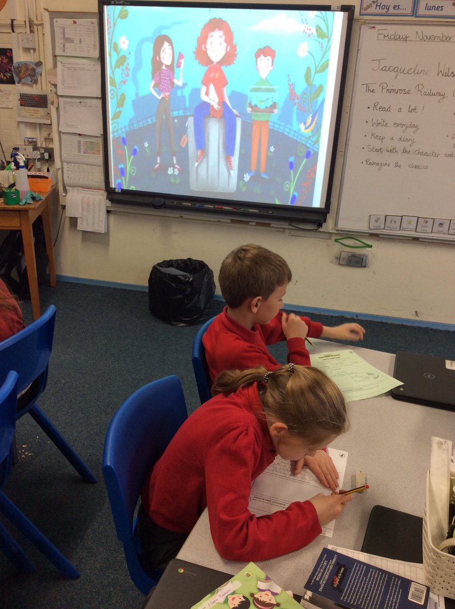 MrsC_017's tweet photo. Fossgate have loved drawing @RachaelADean and Jacqueline Wilsonโs character Phoebe this morning after our virtual author visit ๐จ๐@HaxbyRoad @FansofJWilson #HR100 #HRReading https://t.co/9RbdAtqsXR