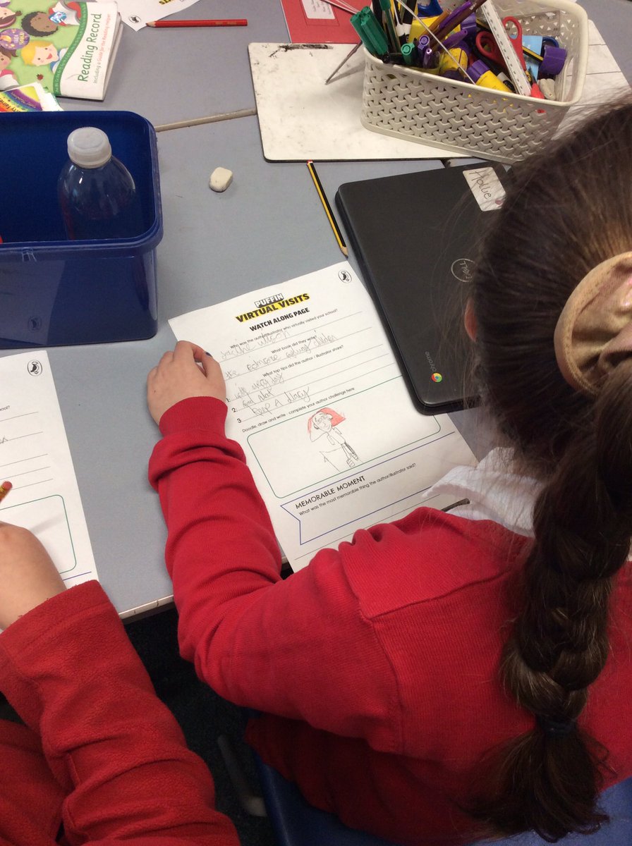 MrsC_017's tweet photo. Fossgate have loved drawing @RachaelADean and Jacqueline Wilsonโs character Phoebe this morning after our virtual author visit ๐จ๐@HaxbyRoad @FansofJWilson #HR100 #HRReading https://t.co/9RbdAtqsXR