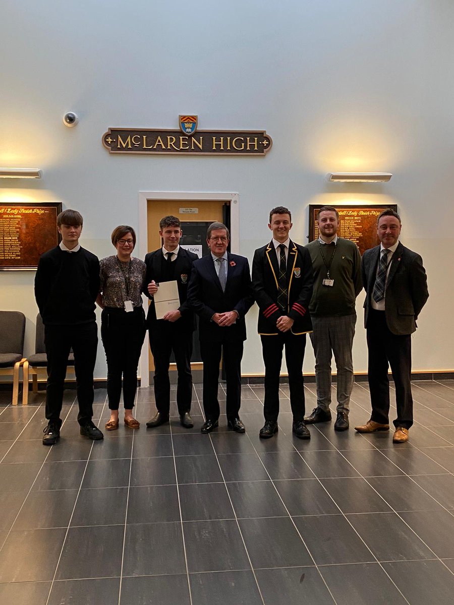 McLarenHumaniTs's tweet image. Excellent Q and A session with former MP and Secretary General of NATO Lord Robertson this morning. Well done to all our Senior Pupils who contributed articulate and interesting questions. Thanks to @MrsGJReilly and team Mods for organising! @McLarenHigh