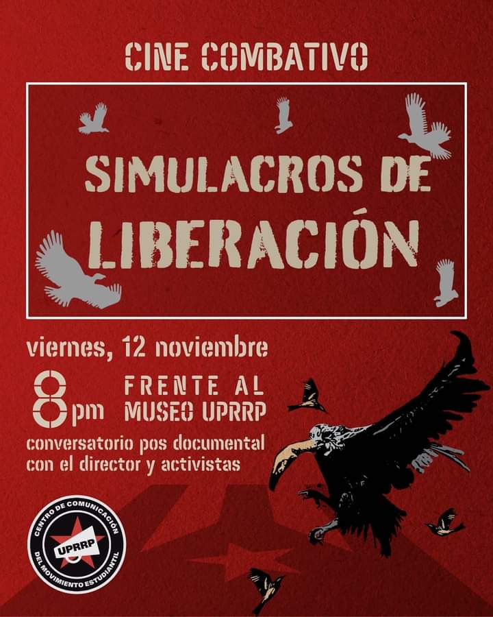 JSALPPR's tweet photo. Hoy en la UPRRP se presenta el documental @SDLdocumental. Luego, un conversatorio con el cineasta y productor Juan C. Dávila y varixs activistas. Continuamos aprendiendo, conversando y organizandonos desde los portones.
#NiJunta
#NiColonia
#SinUNoHayPR
#SeAcabaronLasPromesas https://t.co/xeQ3Vgg1ol