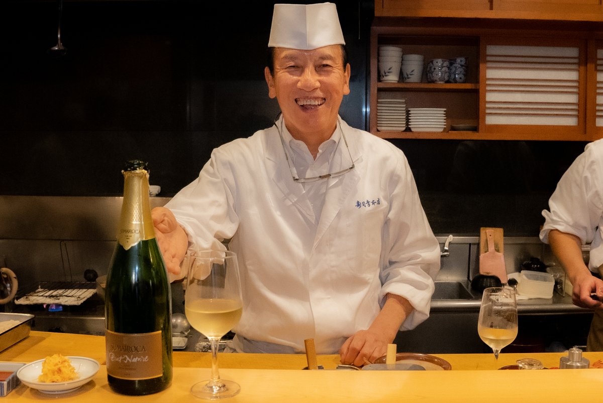 DOCavaUK's tweet photo. Cava Discovery Week has taken place in Tokyo for the first time 🥂 More than 20 top restaurants in the prestigious Ginza district surprised us with their gastronomic creations, all accompanied with Cava showing its pairing power with Japanese food #CavaWeek https://t.co/7W6GZTmqFs