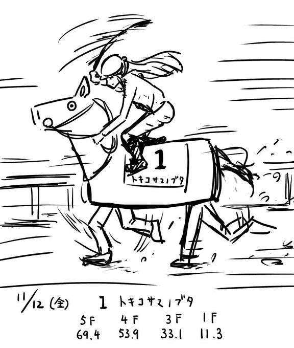 財前時子厩舎トキコサマノブタ 最終追い切り 